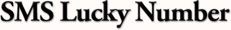 SMS Lucky Number
